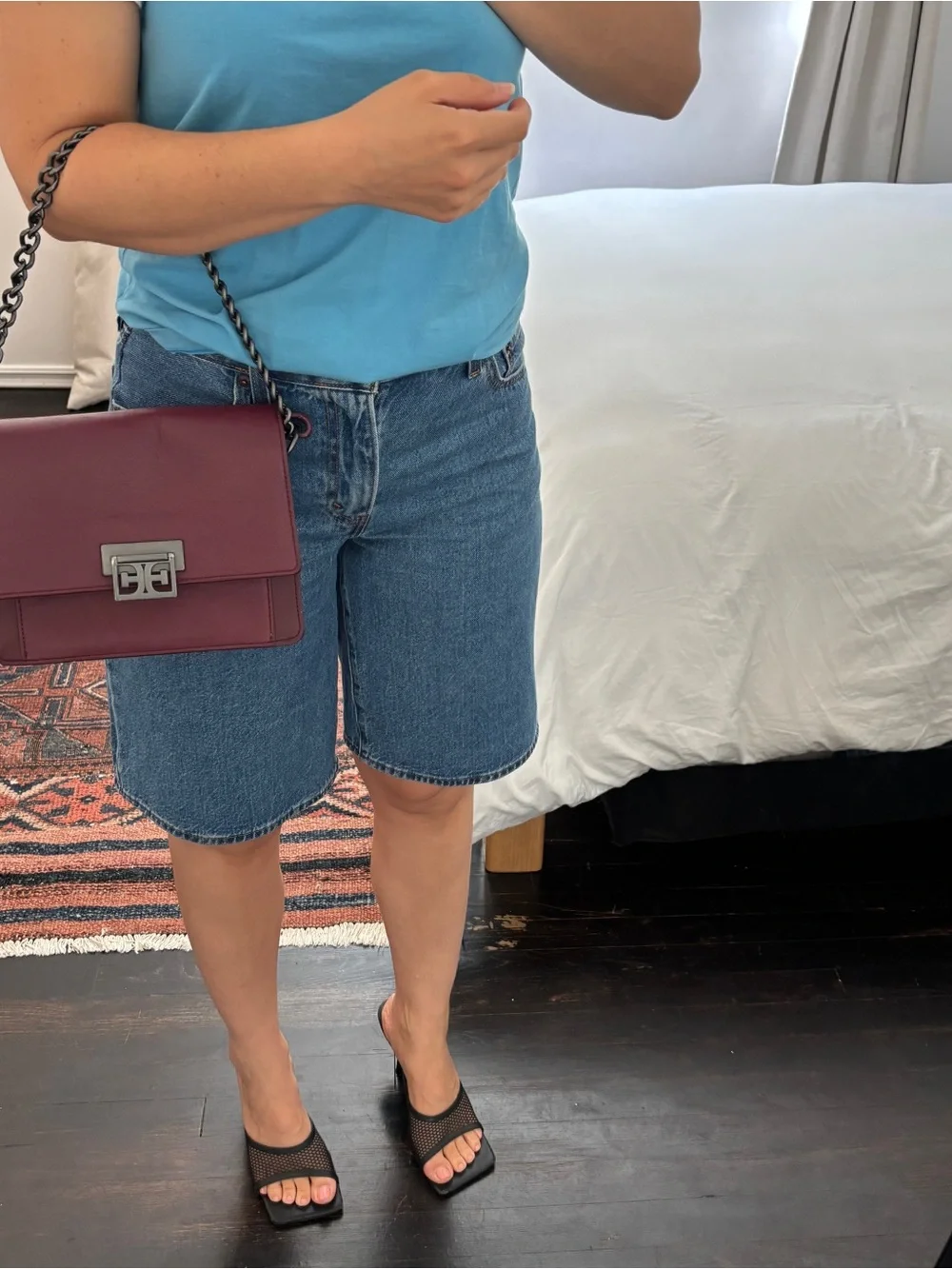 Sam Edelman compact burgundy